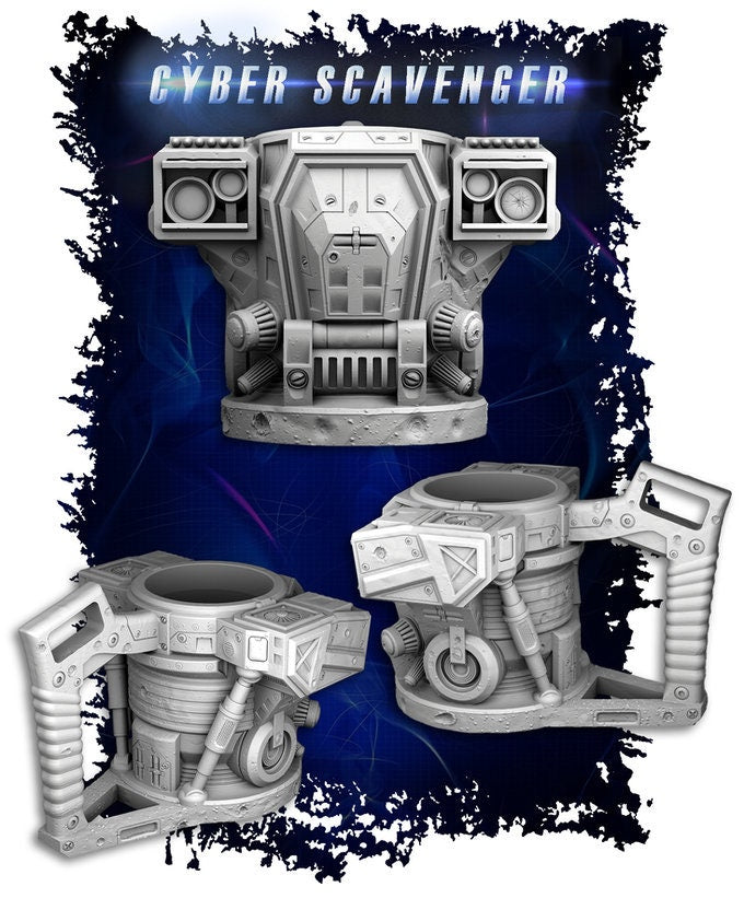 Cyber Scavenger Dice Mug by 3DFortress