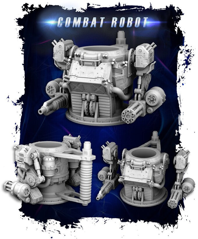 Combat Robot Dice Mug by 3DFortress