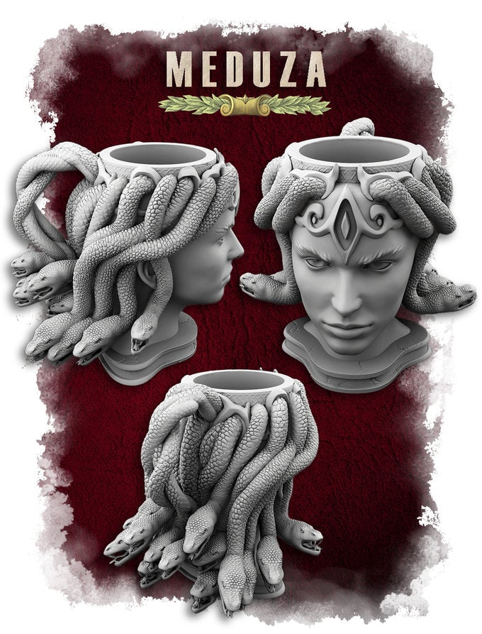 Medusa Dice Mug by 3DFortress