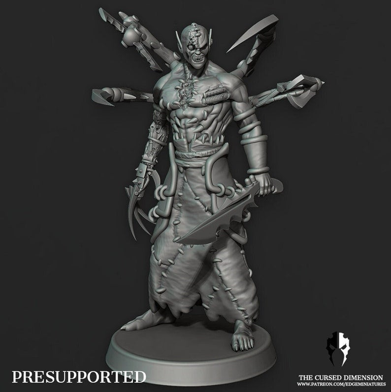 Cursed Dimensions: Coven Leader - Set 2 - Cursed Elves by Edge Miniatures