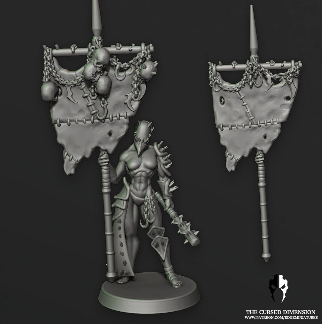 Cursed Elves Warrior Squad – 02 – All Female by Edge Miniatures