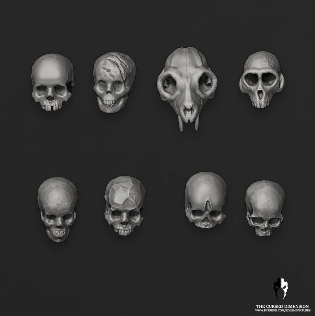 Skulls Props by Edge Miniatures