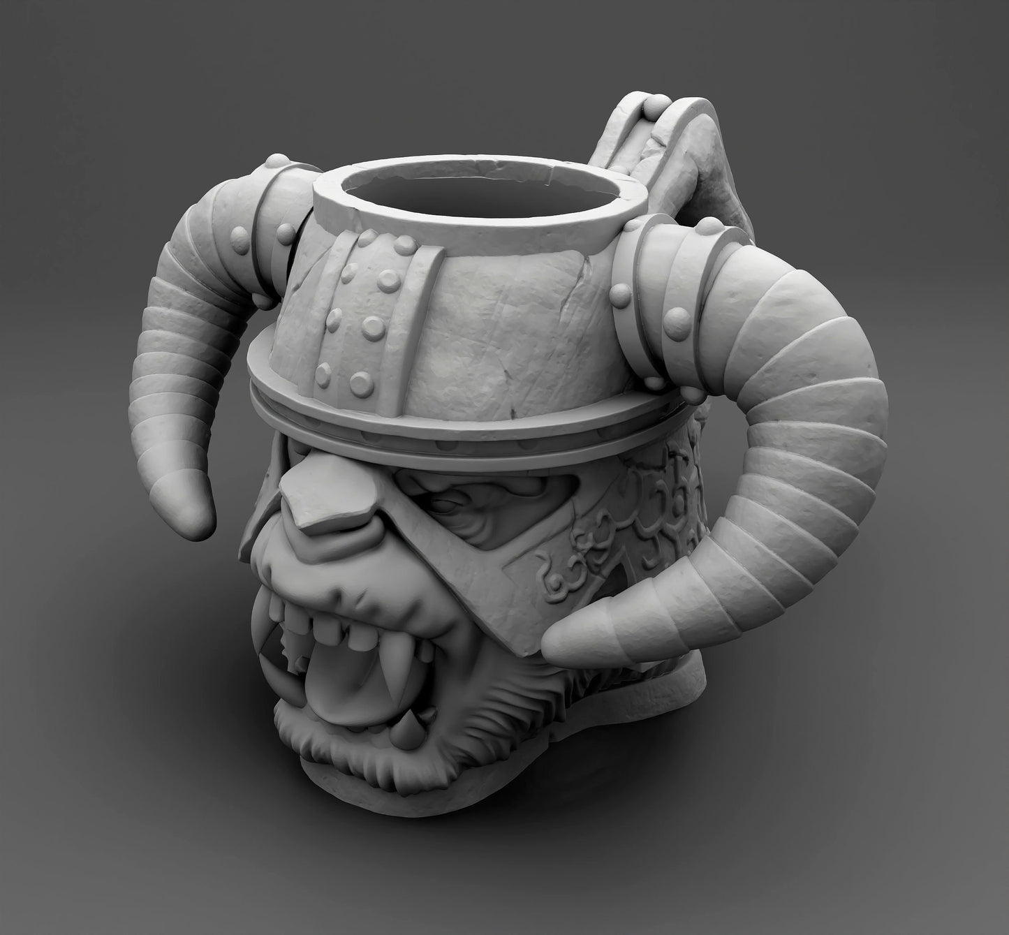 Kong Dice Mug (Version 1) by 3DFortress