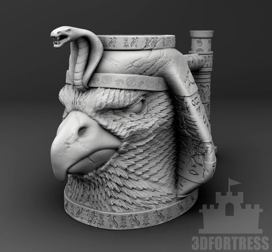 Horus (Gor) Dice Mug by 3DFortress