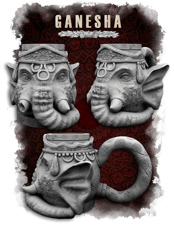 Ganesha Dice Mug by 3DFortress