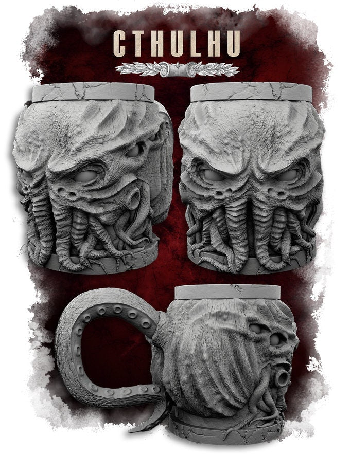 Cthulhu Dice Mug by 3DFortress
