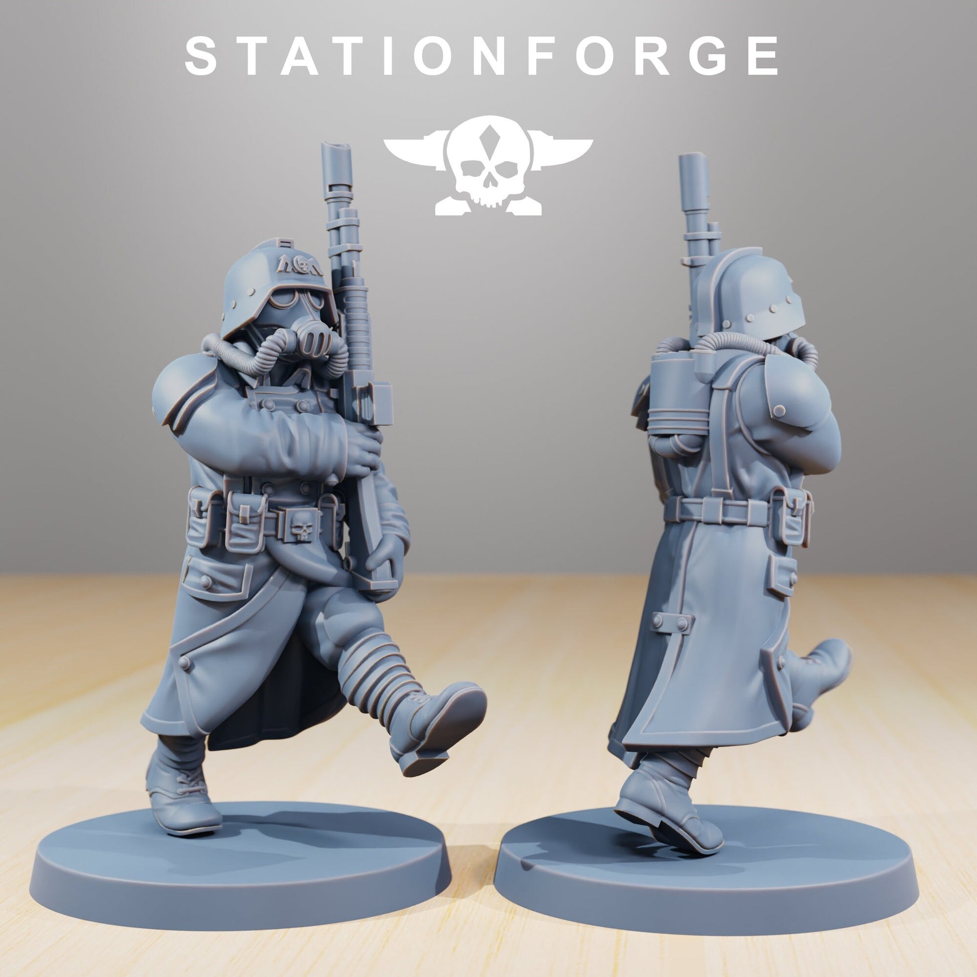 GrimGuard Marching Poses by StationForge