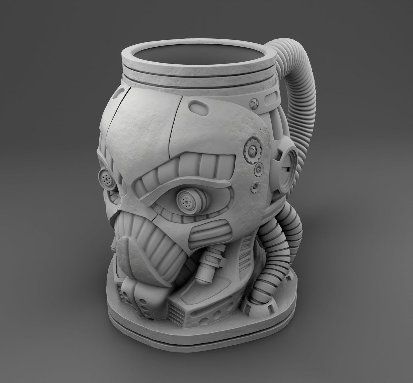 Robot Cup 2.0 Dice Mug by 3DFortress