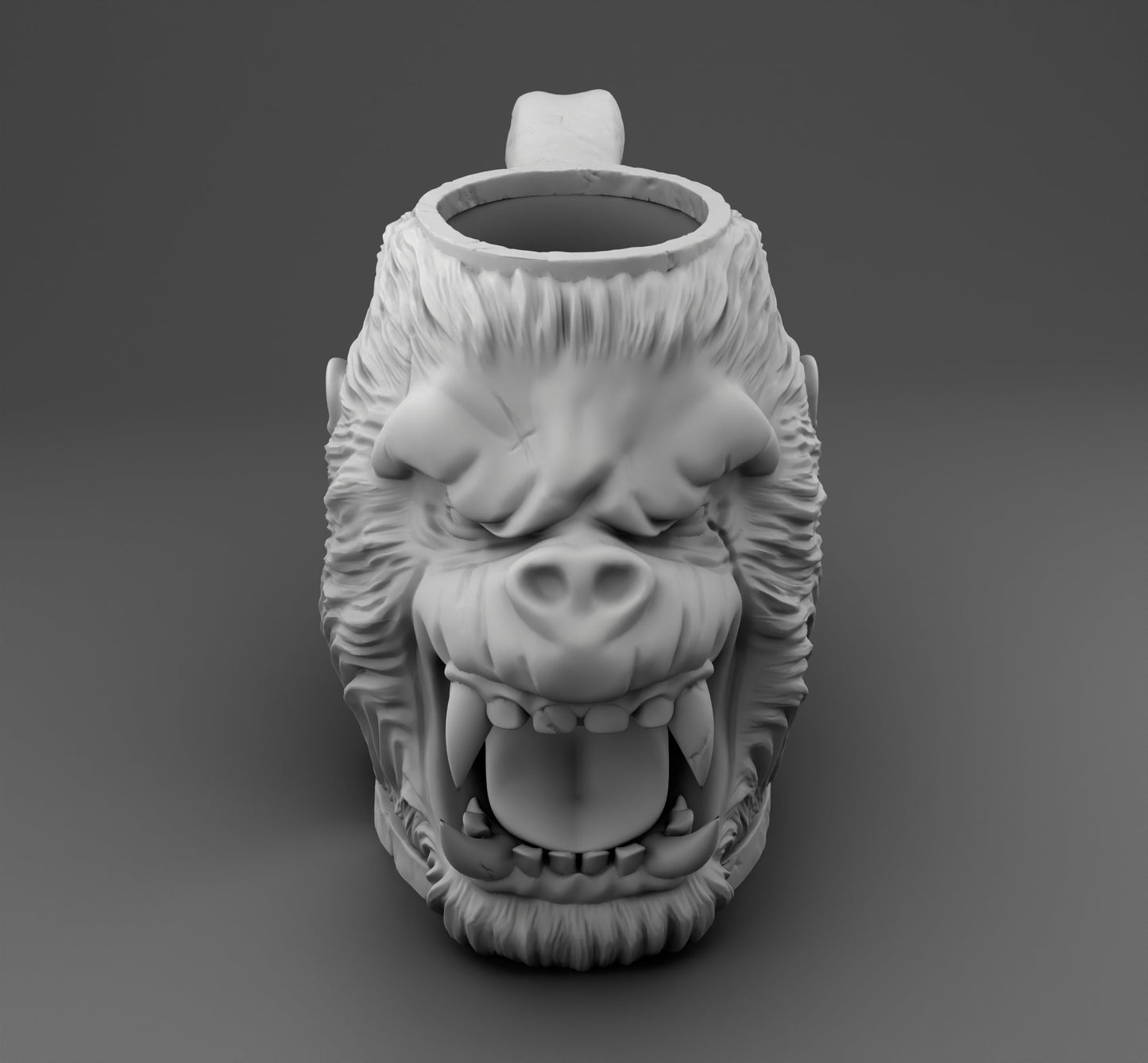 Kong Dice Mug (Version 2) by 3DFortress